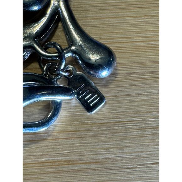 J Jill Heavy Bracelet, Taggle Clasp Signed Toggle Clasp - Picture 3 of 6